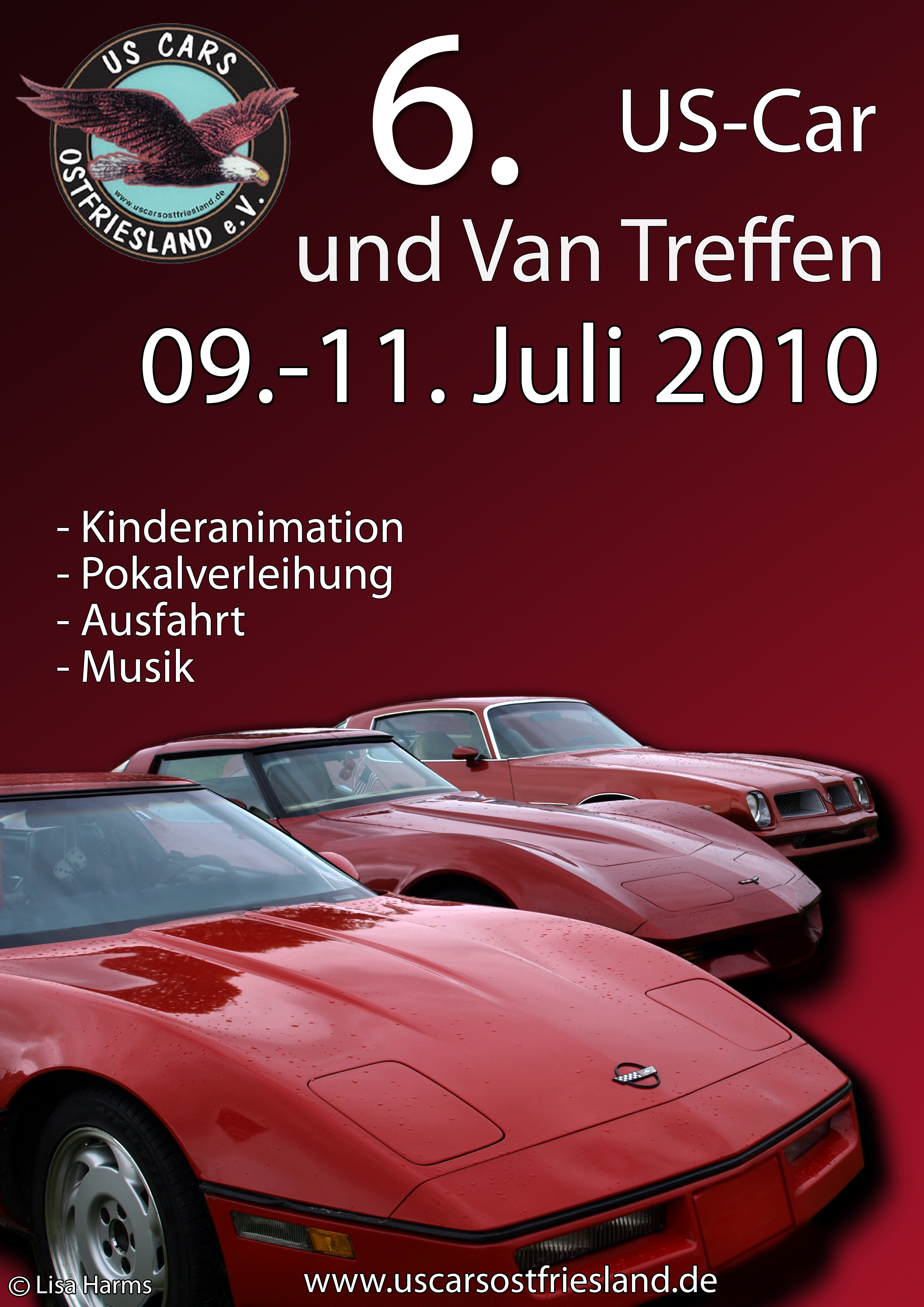 Plakat US Cars Ostfriesland 2010